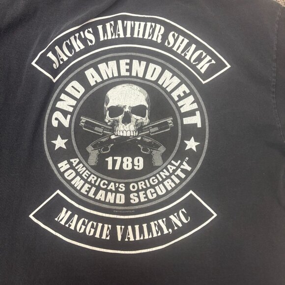 Vintage Alstyle Shirt Medium Heavyweight Cotton Crewneck Graphic Print Eagle USA - Picture 8 of 9